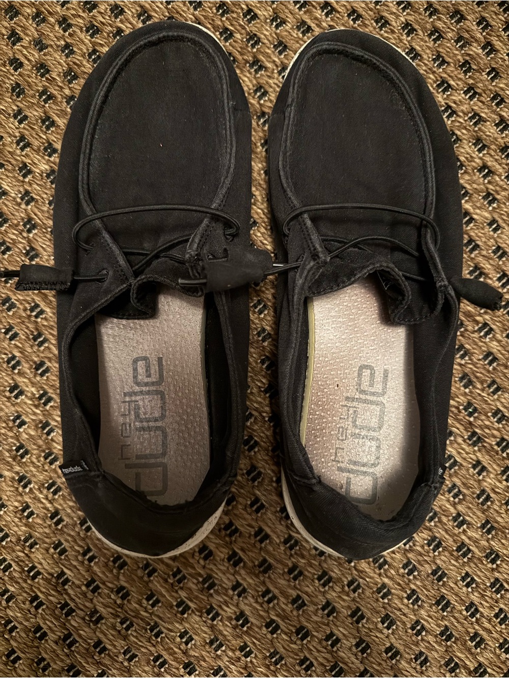 Hey Dude Black Casual Slip-On Loafers